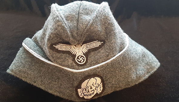 A Garrison Cap for Officers of the Waffen SS.Ref.#GO09
